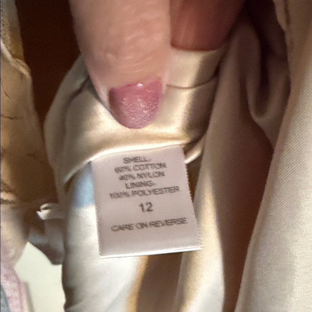 New York & Company Floral Lace A-Line Skirt - Cream - Picture 7 of 7